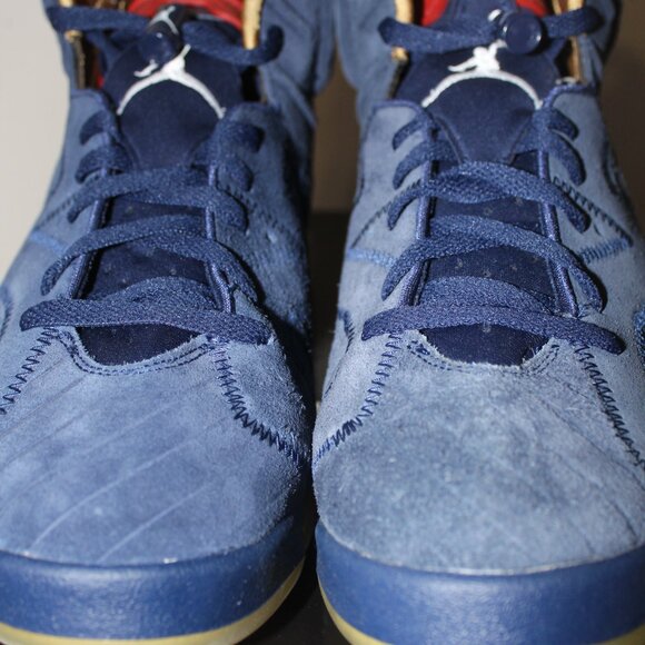 Vintage Air Jordan 6 DB Doernbecher Size 12 Blue Suede 2009 392789-401